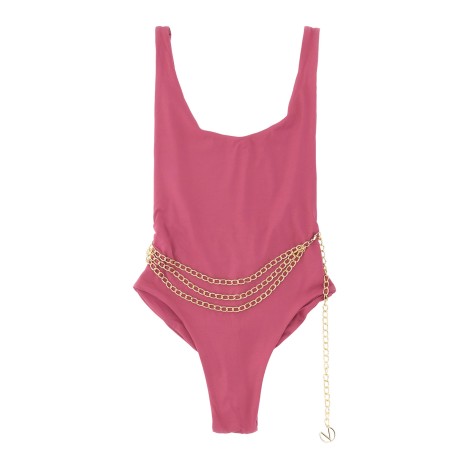 la reveche ekaterina one piece swimsuit with jewel belt