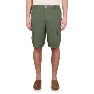 120% lino linen bermuda shorts