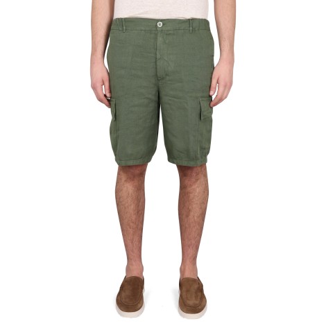 120% lino linen bermuda shorts