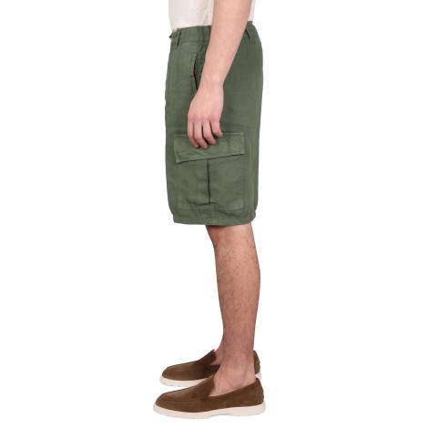 120% lino linen bermuda shorts