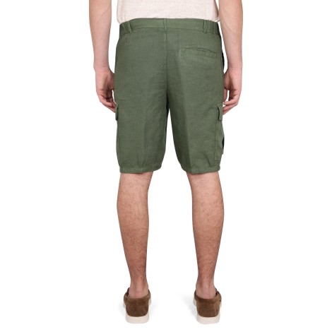 120% lino linen bermuda shorts