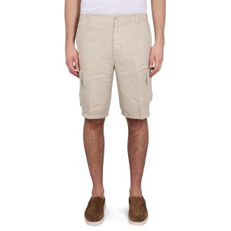 120% lino linen bermuda shorts