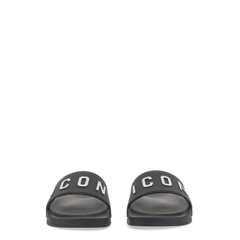 dsquared rubber slide sandal