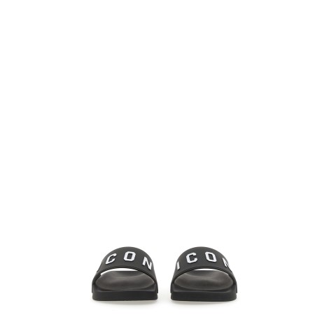 dsquared rubber slide sandal