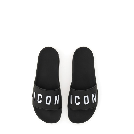 dsquared rubber slide sandal