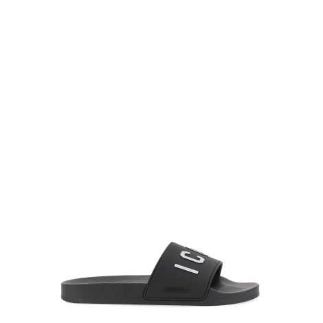 dsquared rubber slide sandal