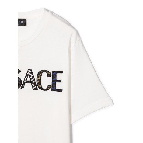 versace t-shirt jersey monogram + st. versace