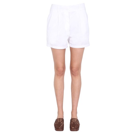 aspesi cotton shorts