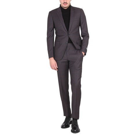 zegna slim fit dress