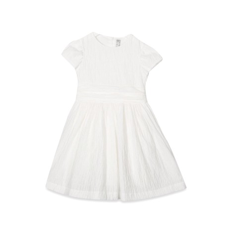 il gufo white m/short dress