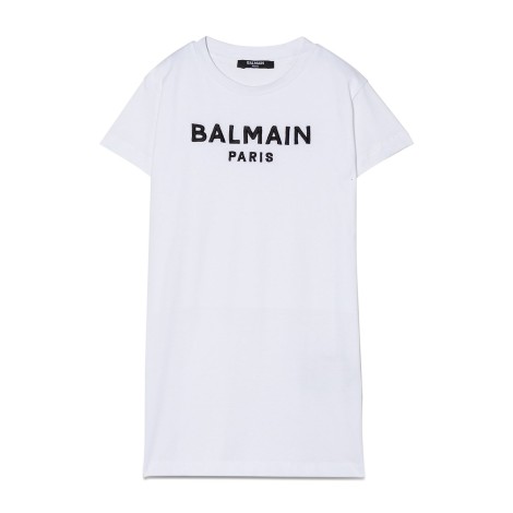 balmain dress with logo