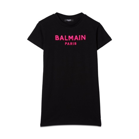 balmain dress with logo