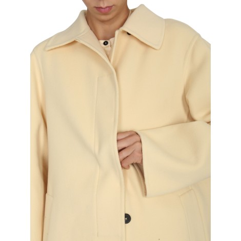 jil sander wool coat