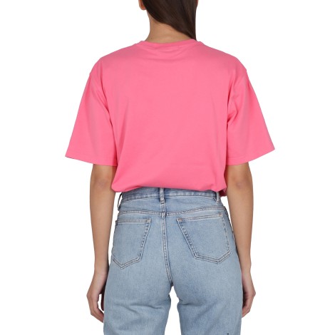 msgm logo print t-shirt