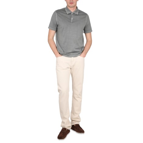 aspesi regular fit polo shirt