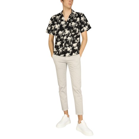 department five hawaiian logo print shirt 