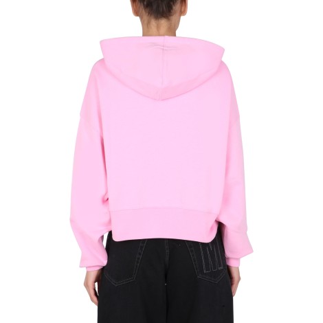 msgm cropped sweatshirt