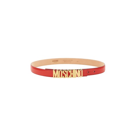 moschino belt with logo