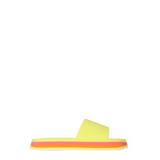 msgm slide platform sandals