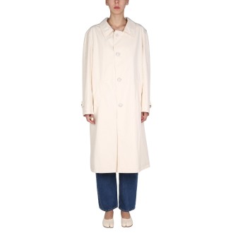 maison margiela single-breasted trench