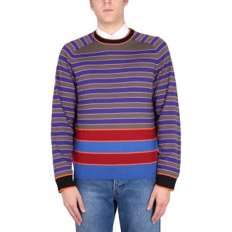 ps by paul smith jersey with stripe pattern