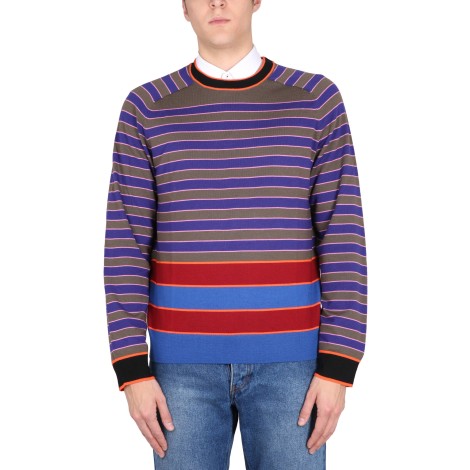 ps by paul smith jersey with stripe pattern