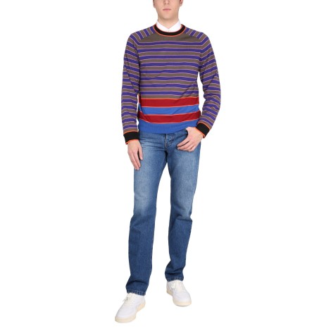 ps by paul smith jersey with stripe pattern