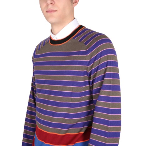 ps by paul smith jersey with stripe pattern