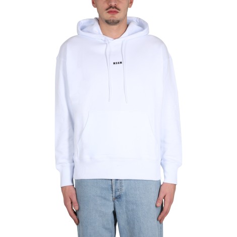 msgm sweatshirt with micro logo