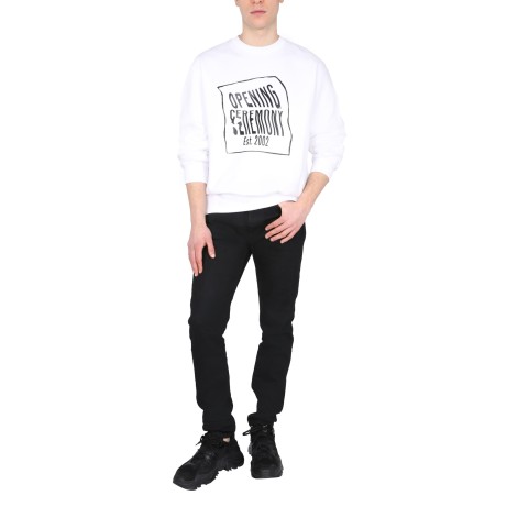 opening ceremony crew neck sweatshirt