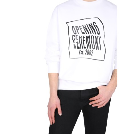 opening ceremony crew neck sweatshirt