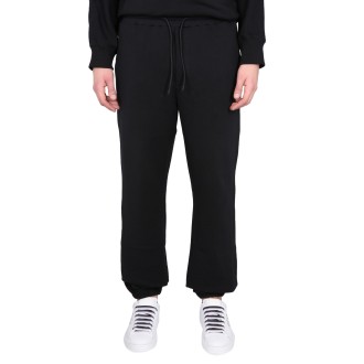 msgm jogging pants with maxi logo