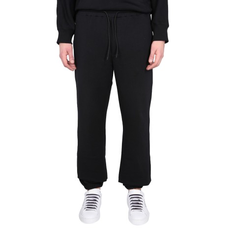 msgm jogging pants with maxi logo