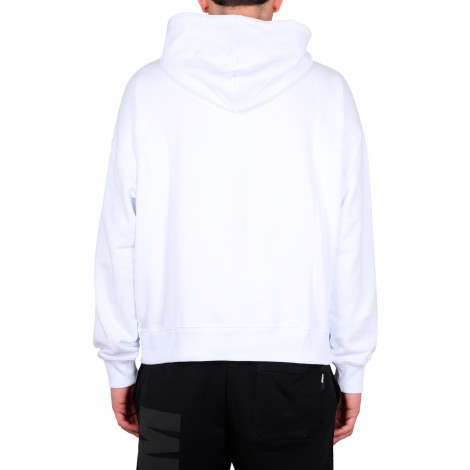 msgm sweatshirt with brushed logo