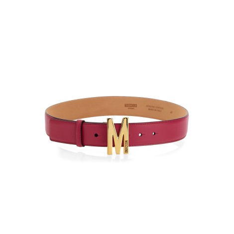 moschino belt with logo