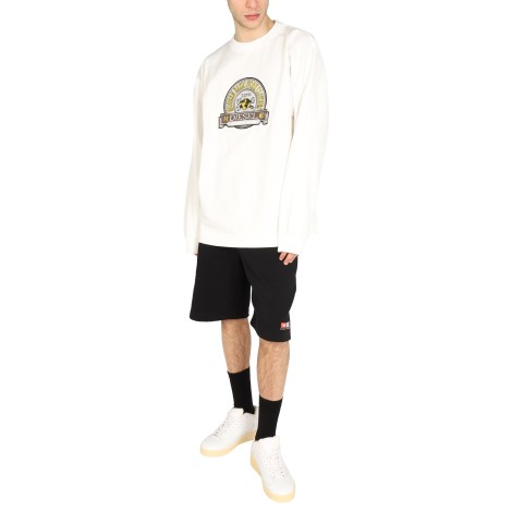 diesel logo patch sweatshirt 