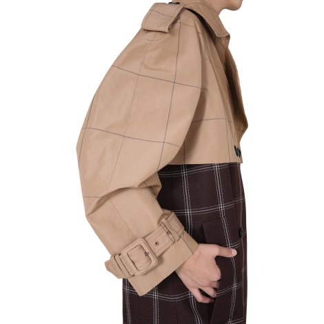 marni double-breasted trench