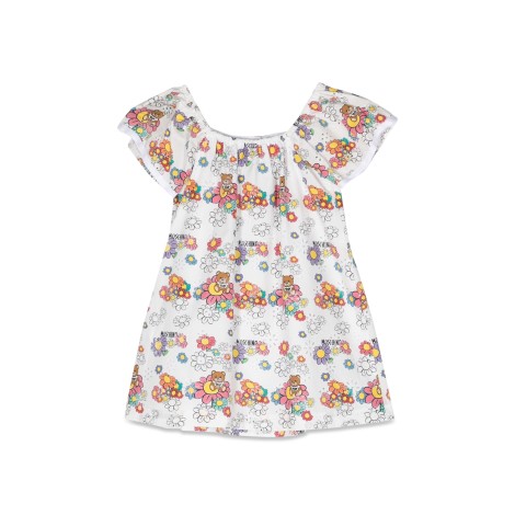 moschino toy flowers dress