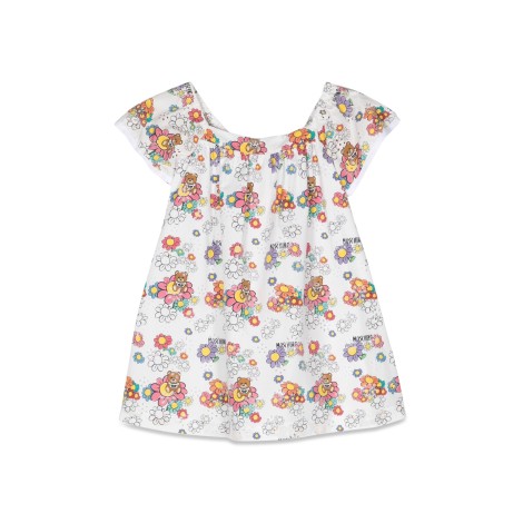 moschino toy flowers dress