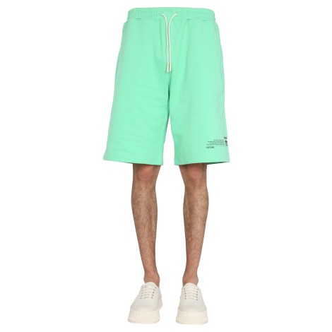 msgm fantastic green bermuda