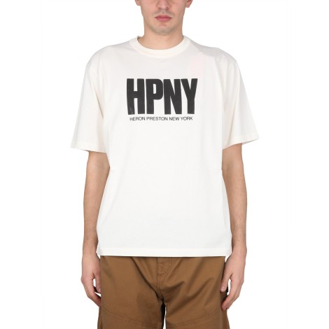 heron preston logo print t-shirt