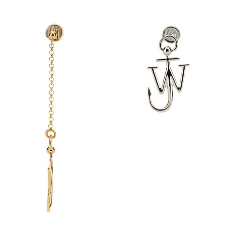 jw anderson asymmetric anchor earrings