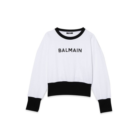 balmain sweatshirt with logo