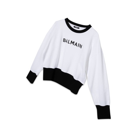 balmain sweatshirt with logo