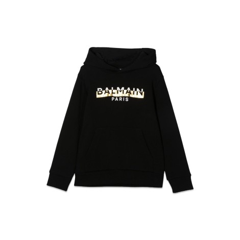 balmain hoodie with logo