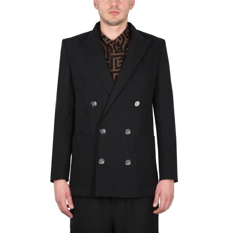 balmain double-breasted jacket