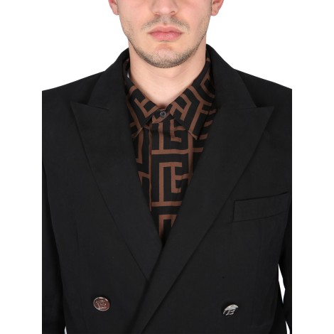 balmain double-breasted jacket