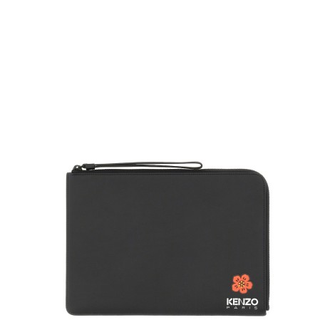 kenzo leather clutch