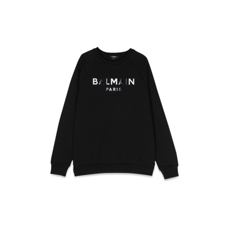 balmain logo crewneck sweatshirt