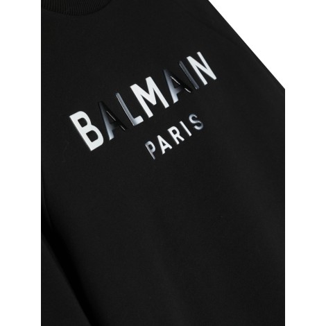 balmain logo crewneck sweatshirt